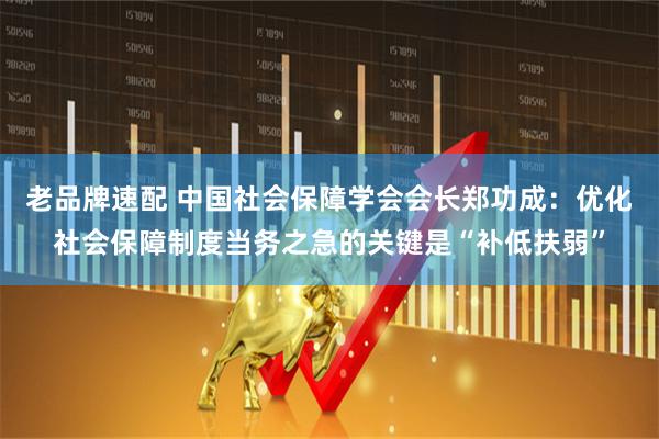 老品牌速配 中国社会保障学会会长郑功成：优化社会保障制度当务之急的关键是“补低扶弱”
